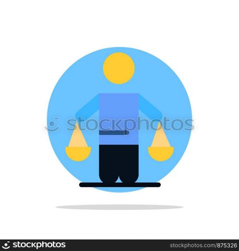Patent, Conclusion, Court, Judgment, Law Abstract Circle Background Flat color Icon