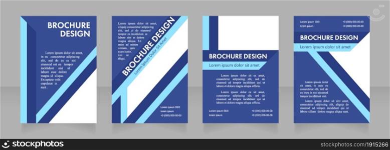 Patient education blank brochure layout design. Health improvement. Vertical poster template set with empty copy space for text. Premade corporate reports collection. Editable flyer paper pages. Patient education blank brochure layout design