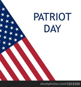 Patriot Day in the United States vector. Patriot Day in the United States