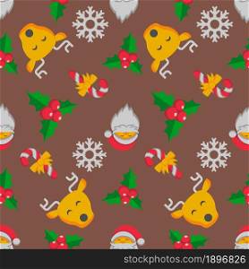 Pattern design template related to Holiday, Christmas celebration
