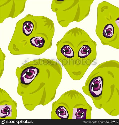 Pattern from cosmic stranger. The Decorative pattern from persons cosmic crock.Vector illustration