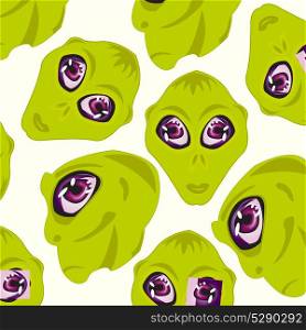 Pattern from cosmic stranger. The Decorative pattern from persons cosmic crock.Vector illustration