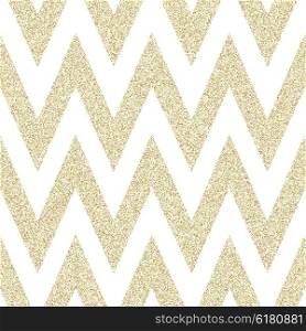 Pattern in zigzag. Classic chevron seamless pattern. Vector design. Gold Pattern in zigzag. Classic chevron seamless pattern. Vector design