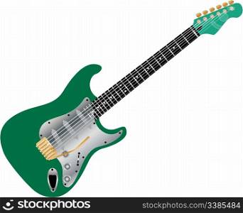 Pattern of color electric guitar for design use