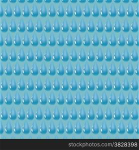 Pattern of water drop on blue background