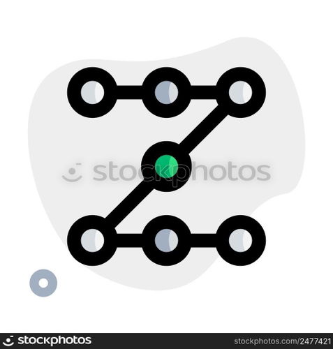 Pattern passcode used for security purpose