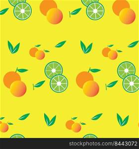 pattern seamless fruit vector logo design