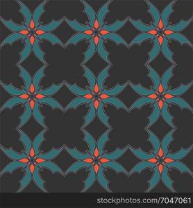 Pattern seamless texture vector background abstract geometric design.Modern fabric graphic textile white line backdrop decoration illustration.Print ornament black decor retro tile repeat art element.