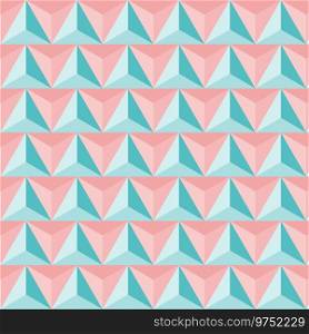 Pattern triangular colored vintage. Geometric pattern abstract, design triangular tile, triangle background retro, wallpaper style decoration. Vector illustration. Pattern triangular colored vintage. Geometric pattern abstract, design triangular tile