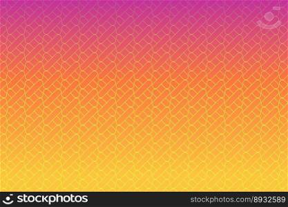 Pattern with geometric elements in orange-pink tones. vector abstract gradient background