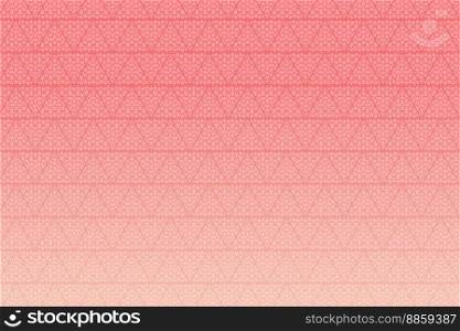 Pattern with geometric elements in pink-gold gradient tones. vector abstract background for design