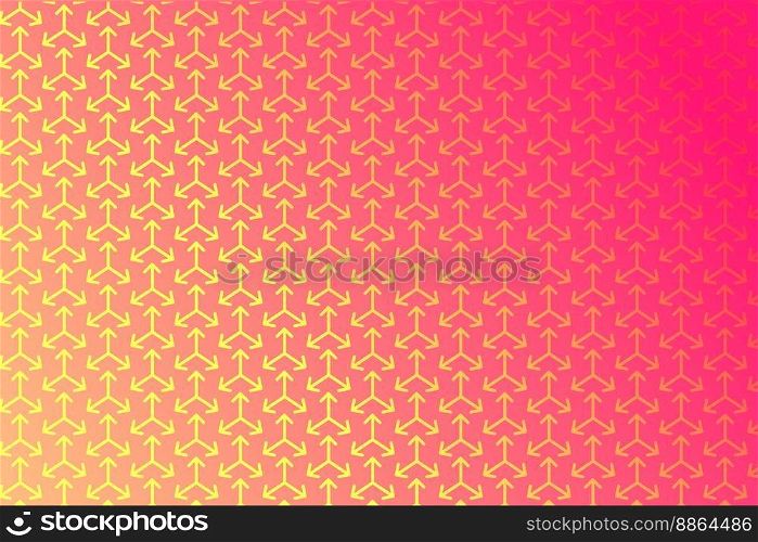Pattern with geometric elements in pink-gold tones. Gradient abstract background