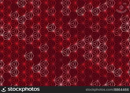 Pattern with geometric elements in red tones abstract gradient background