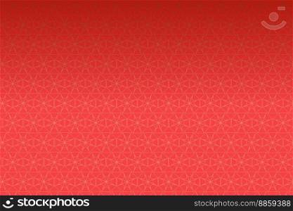 Pattern with geometric elements in red tones, gradients. Vector abstract background for design.