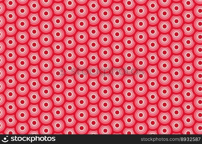 Pattern with geometric elements in red tones vector abstract gradient background