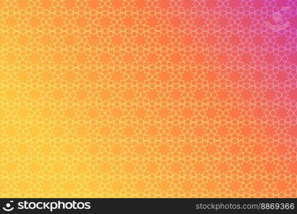 Pattern with geometric elements in yellow-pink tones. Abstract gradient background