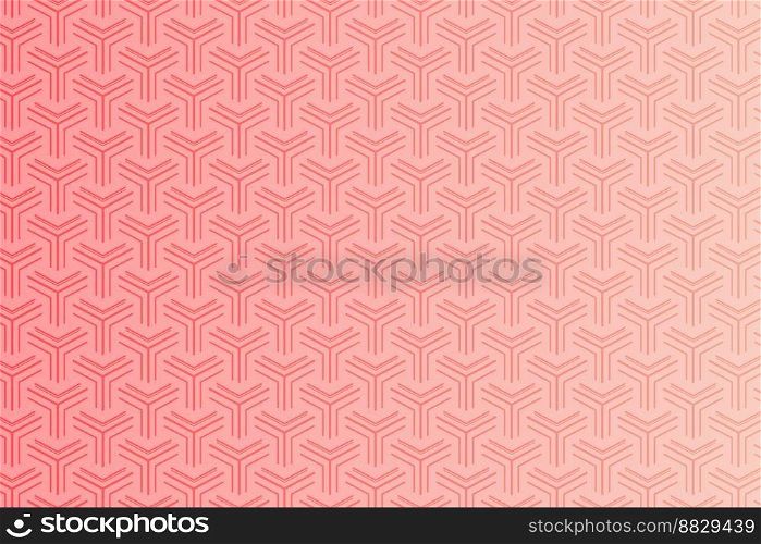 Pattern with geometric elements, pink rose gradient tones, abstract background, vector pattern for design, illustration