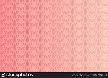 Pattern with geometric elements, pink rose gradient tones, abstract background, vector pattern for design, illustration