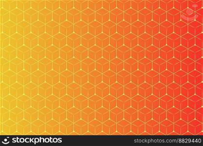 pattern with geometric elements, yellow to orange gradient tones, abstract background, vector pattern for design illustration