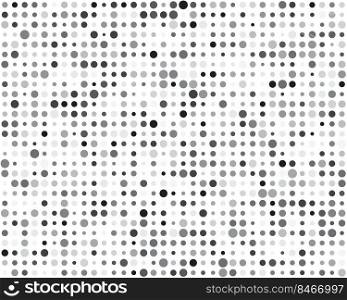 Pattern with grey circles, seamless background, creative design templates 