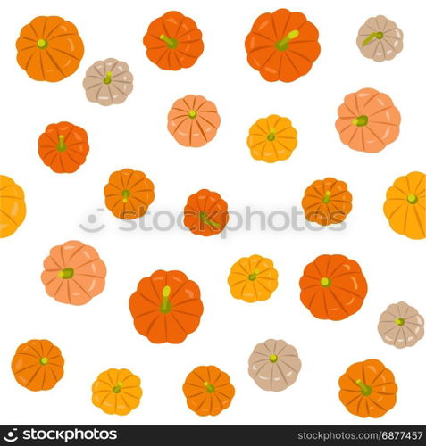 Pattern with pumpkins
