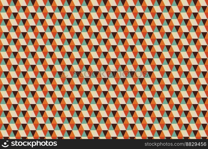 pattern with retro tones geometric elements, abstract background, vector pattern for design illustration