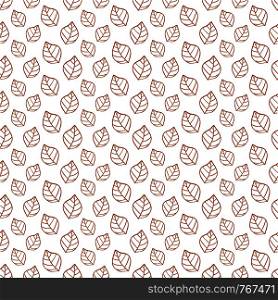 Pattern with simple leaves. Autumn leaf seamless background. Vector illustration. Pattern with simple leaves. Autumn leaf seamless background. Vector illustration.
