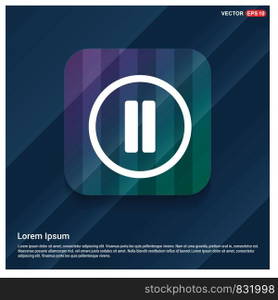 Pause icon