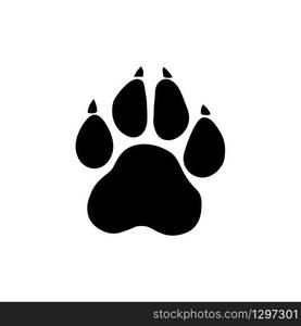 Paw Prints. Logo. Vector Illustration. Isolated vector Illustration.