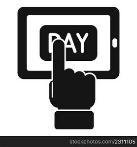 Pay mobile icon simple vector. Online money. Digital card. Pay mobile icon simple vector. Online money