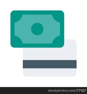 payment method, icon on isolated background