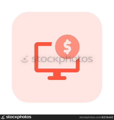 Payment processing software installed on the computer.