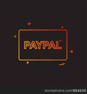 Paypal card icon design