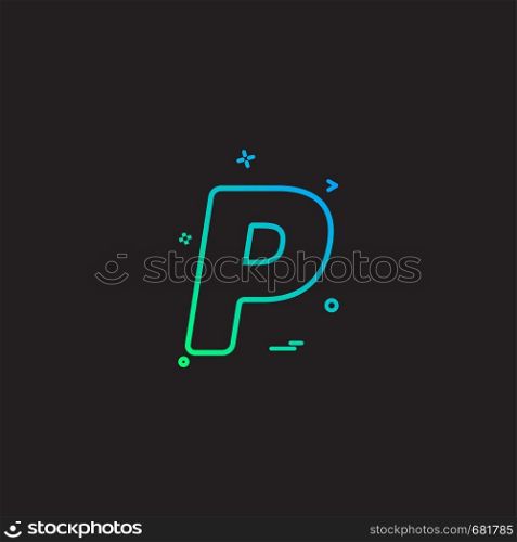 Paypal icon design vector