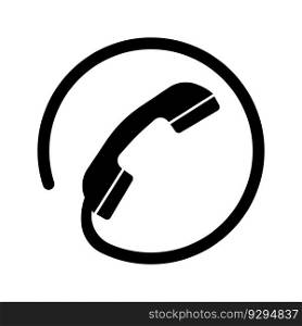 Payphone symbol icon, logo vector illustration design template