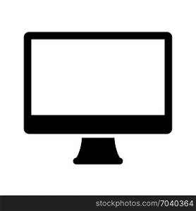 pc monitor, icon on isolated background