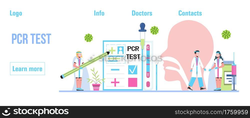 PCR test for tourists. Health passport concept vector for web, blog. Vaccine, immunity passport app. Luggage, certificate, tickets are shown. Travel rules in COVID-19 pandemic.. PCR test for tourists. Health passport concept vector for web, blog. Vaccine, immunity passport app. Luggage, certificate, tickets. Travel rules in COVID-19 pandemic.