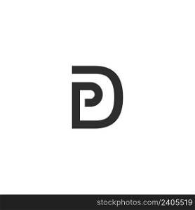 PD letter logo vector icon illustration design