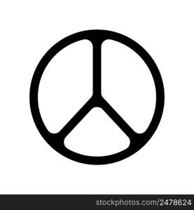 Peace symbol icon