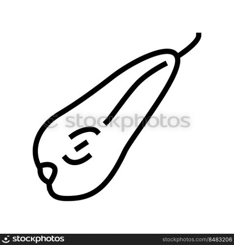 pear conference slice line icon vector. pear conference slice sign. isolated contour symbol black illustration. pear conference slice line icon vector illustration
