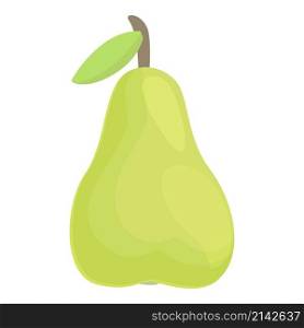 Pear icon cartoon vector. Green market. Sweet food. Pear icon cartoon vector. Green market