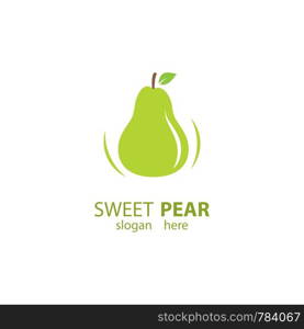 Pear logo images illustration design