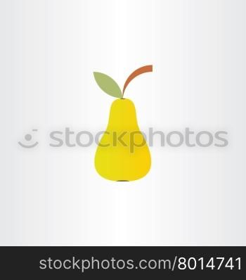 pear vector icon design symbol