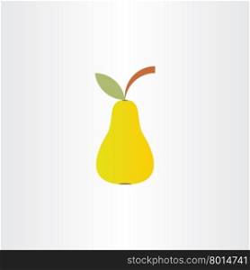 pear vector icon design symbol