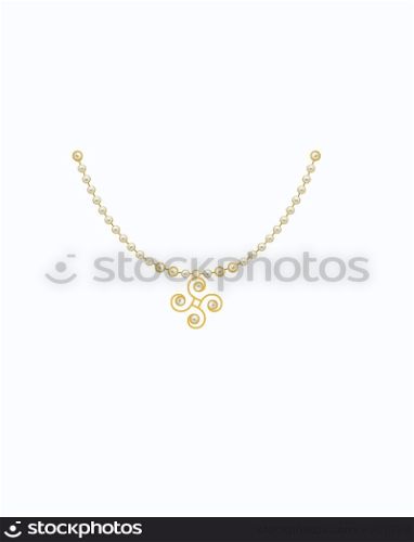 Pearl Gold Jewellery Necklace