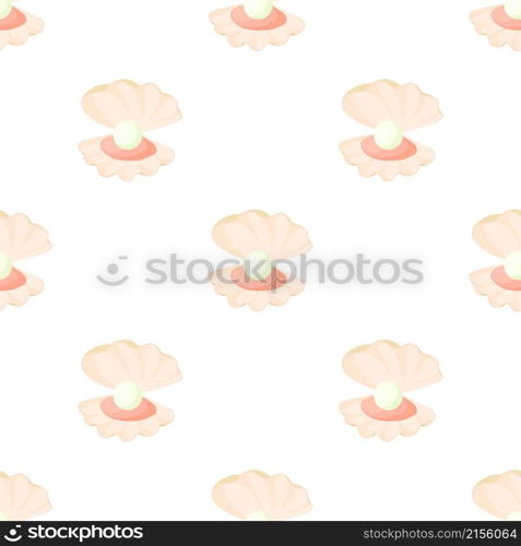 Pearl in a shell pattern seamless background texture repeat wallpaper geometric vector. Pearl in a shell pattern seamless vector