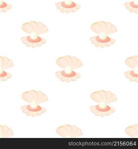 Pearl in a shell pattern seamless background texture repeat wallpaper geometric vector. Pearl in a shell pattern seamless vector