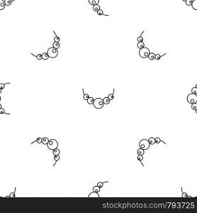 Pearls pattern seamless vector repeat geometric for any web design. Pearls pattern seamless vector