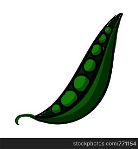 Peas icon. Cartoon of peas vector icon for web design isolated on white background. Peas icon, cartoon style