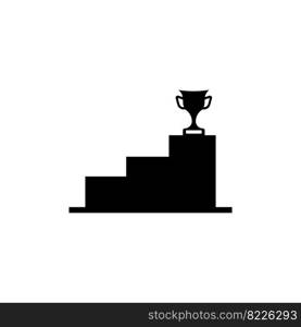 pedestal icon vector illustration logo design